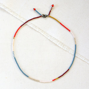 Beaded Choker Necklace - 1