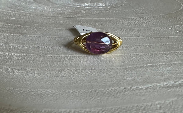 Dark amethyst ring  - 1