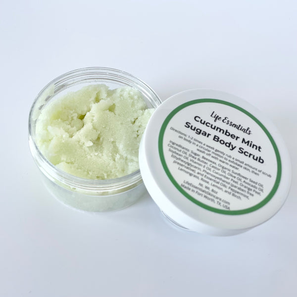 Cucumber Mint Sugar Body Scrub - 1