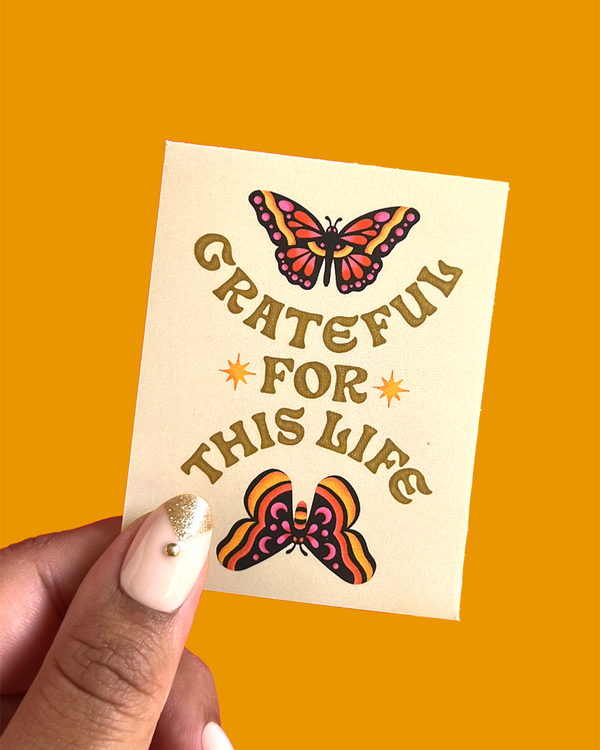 Grateful for This Life Sticker - 1