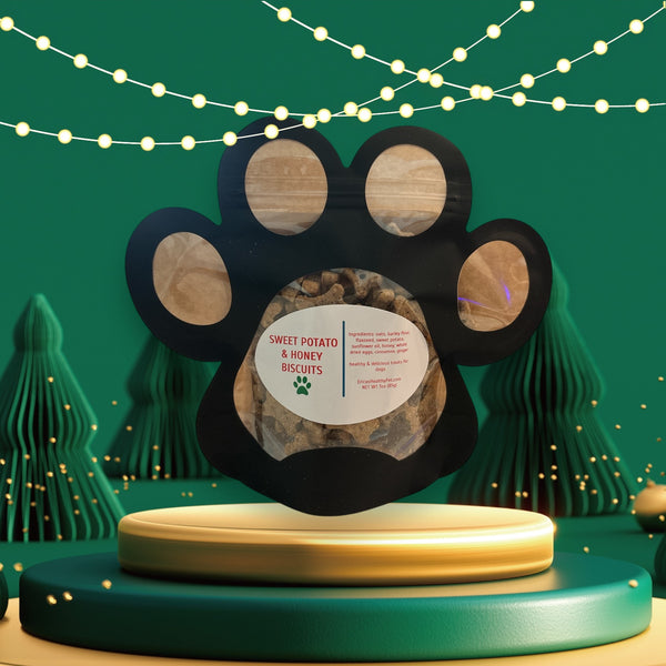 Sweet Potato & Honey Biscuits for dogs  - 1