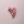 Load image into Gallery viewer, Pink Half Heart Metal Hair Claw - 1
