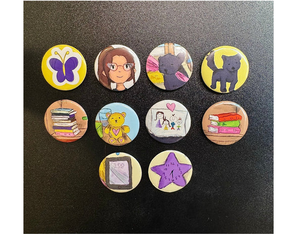 Dilly-Dally Allie Collector Magnetic Buttons - 2