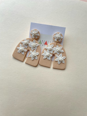 Tiny floral Arch earrings - 1