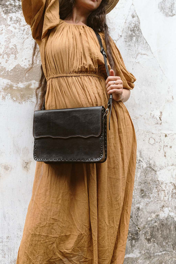 Structured Leather Crossbody - 3