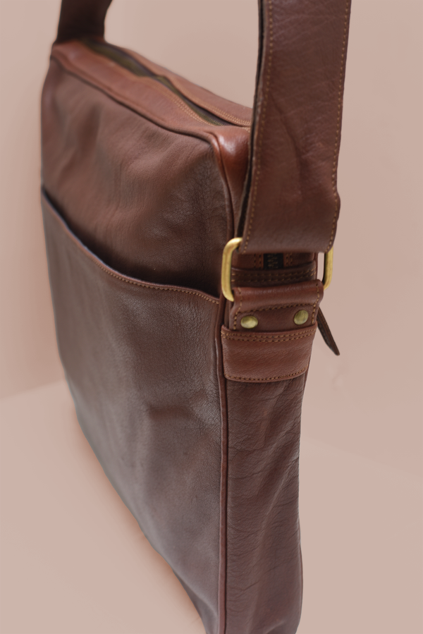 Leather Laptop Satchel - 13