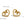 Load image into Gallery viewer, Heart Bow Knot Studs  - 3

