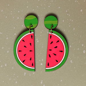 Watermelon Stud Dangles - 1