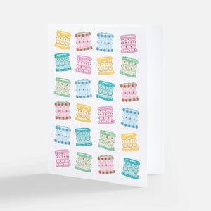 Vintage Cakes Greeting Card - 1