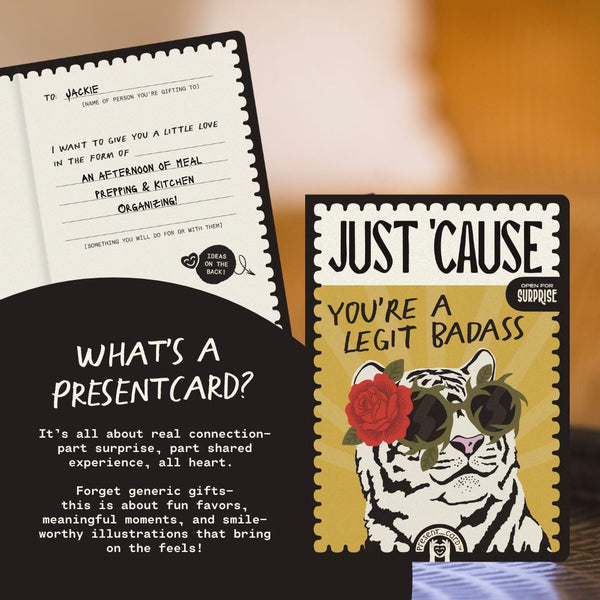 PresentCard™ Just 'Cause You're a Legit Badass Card