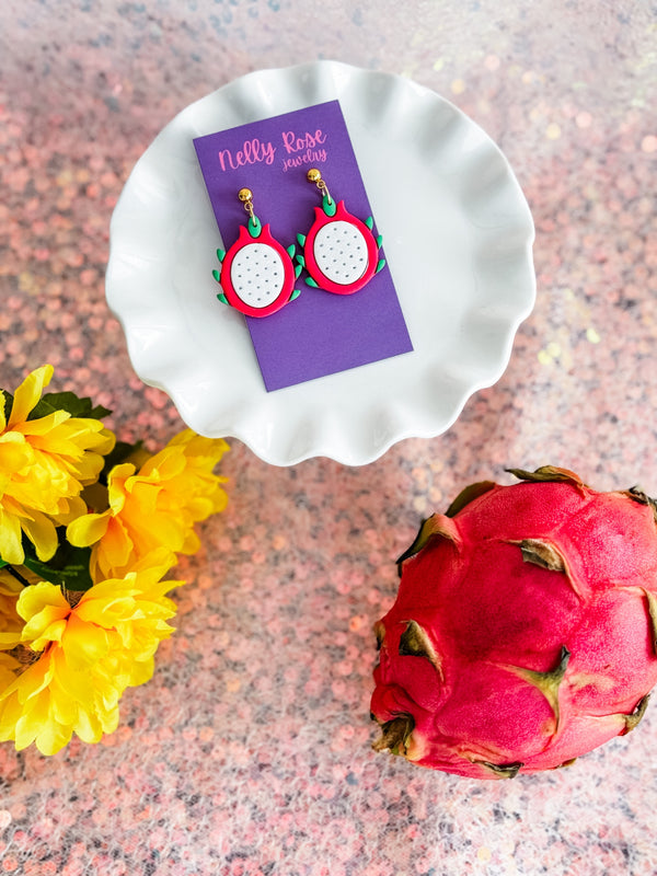 Dragon Fruit Earrings