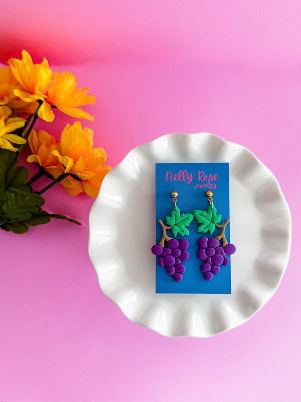 Grape Earrings