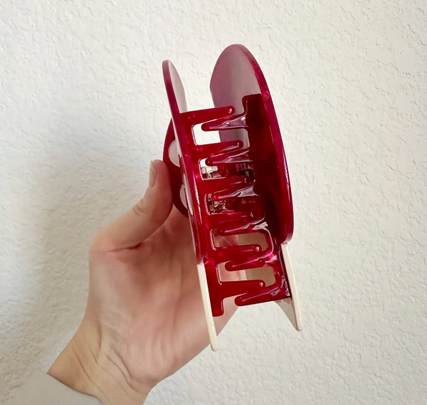 XL Mushroom Acetate Hair Claw