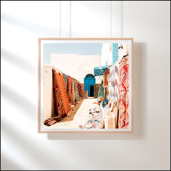 Tunisia Textile Landscape Print