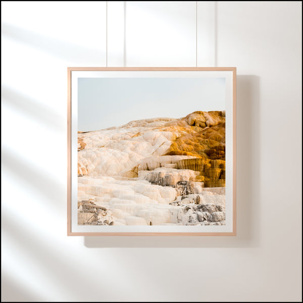 Rugged Rocks in Yellowstone Print