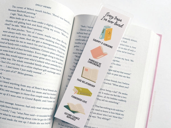 Every Trope I've Ever Loved Laminated Bookmark