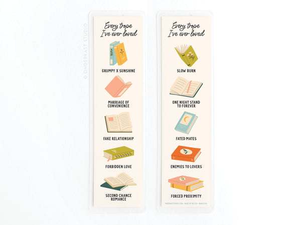 Every Trope I've Ever Loved Laminated Bookmark