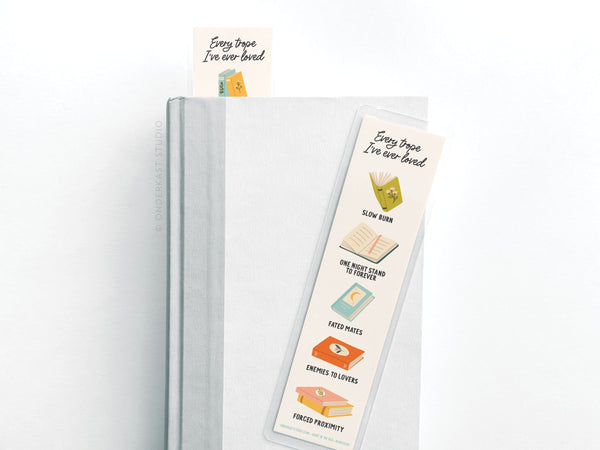 Every Trope I've Ever Loved Laminated Bookmark