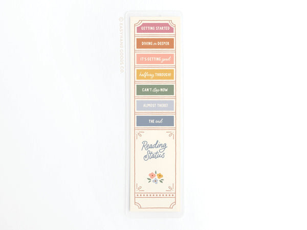 Reading Status Laminated Bookmark