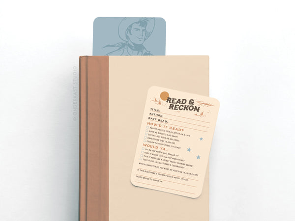 Read & Reckon Book Review Card Set