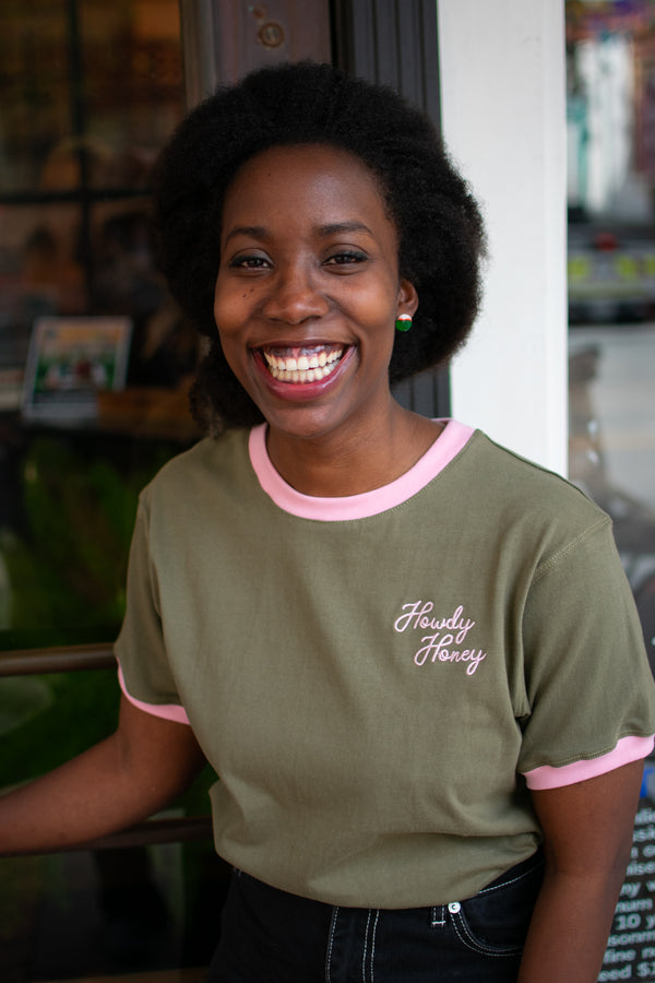 Howdy Honey Ringer Tee