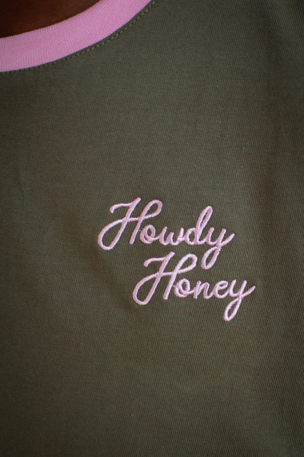 Howdy Honey Ringer Tee