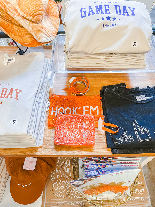 Game Day Beaded Pouch