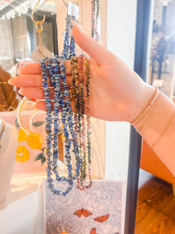 Multi Tourmaline Layering Necklace