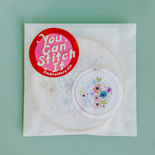 Florals Embroidery Kit