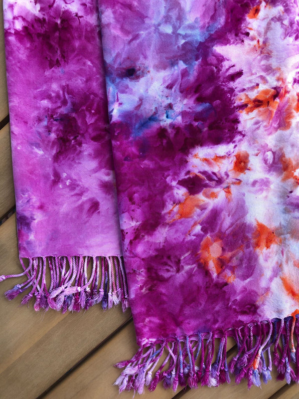 Dyed Sarong Swim Cover - 3