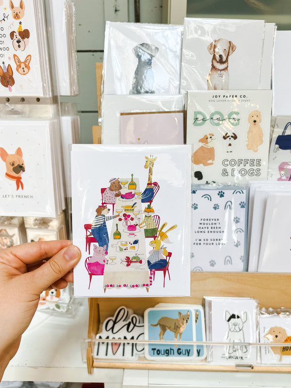 Dinner Party Greeting Card