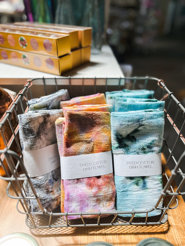 Dyed Cotton Dishtowels