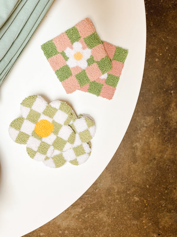 Handmade Punch Needle Coasters