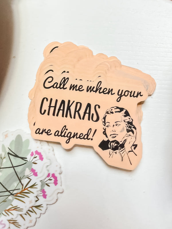 "Call Me When" Sticker