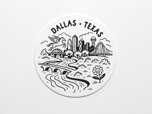 Dallas Skyline Coaster Set