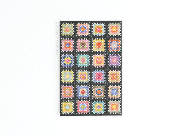 Granny Squares Crochet Blanket Refrigerator Magnet