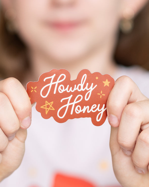 Howdy Honey Die Cut Sticker