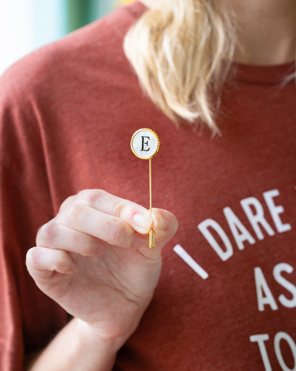 Pearl Letter Bandana + Hat Pin