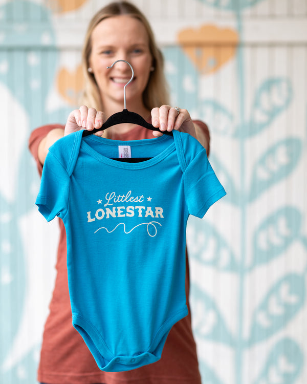 Littlest Lonestar Baby Onesie