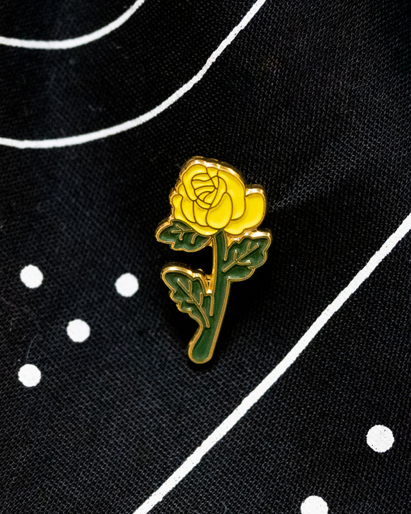 Yellow Rose Pin