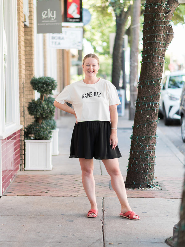 Game Day Crop Tee