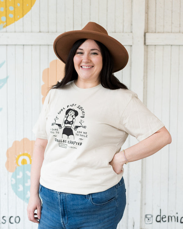 Girl Riot Society Dallas Chapter Dale Tee