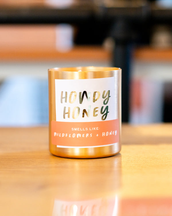 Howdy, Honey Candle