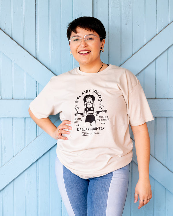 Girl Riot Society Dallas Chapter Dale Tee