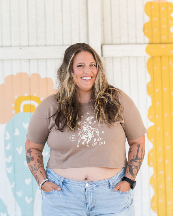 Riot or Die Crop Tee