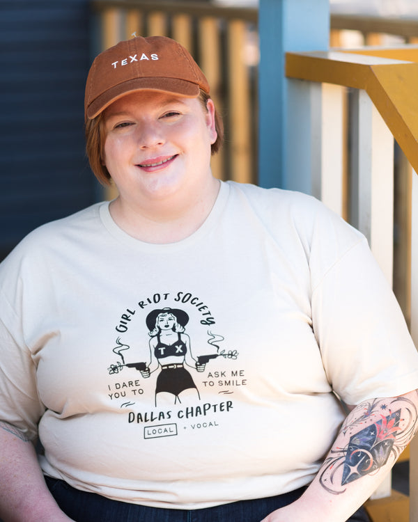 Girl Riot Society Dallas Chapter Dale Tee