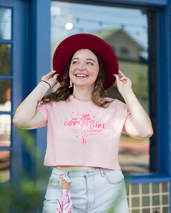Hot Cowgirl Summer Crop Tee