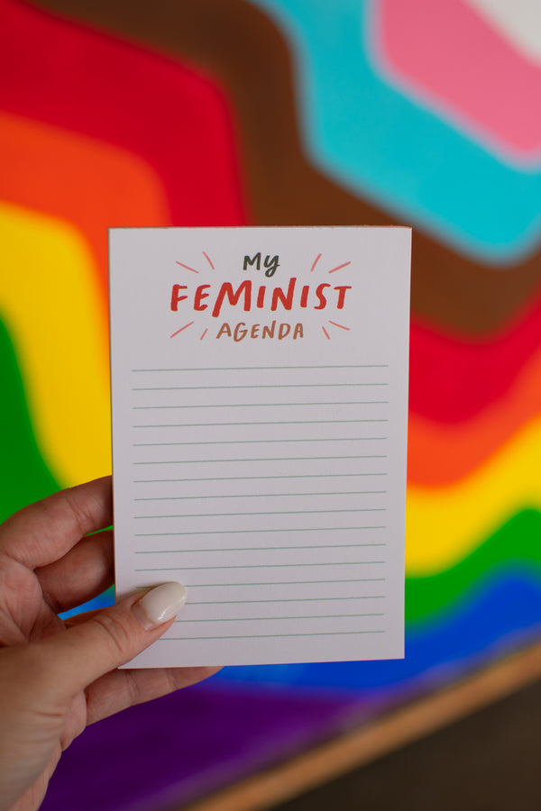 My Feminist Agenda Notepad