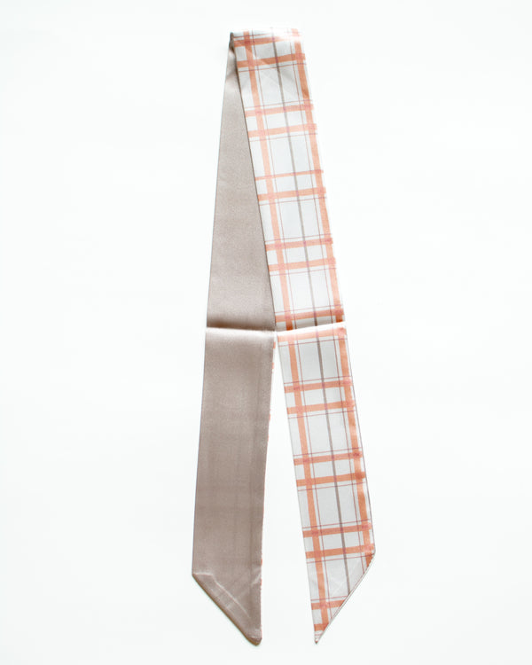 Neutral Pattern Skinny Scarves