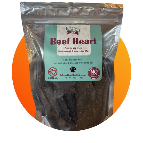 Beef Heart Jerky for Dogs